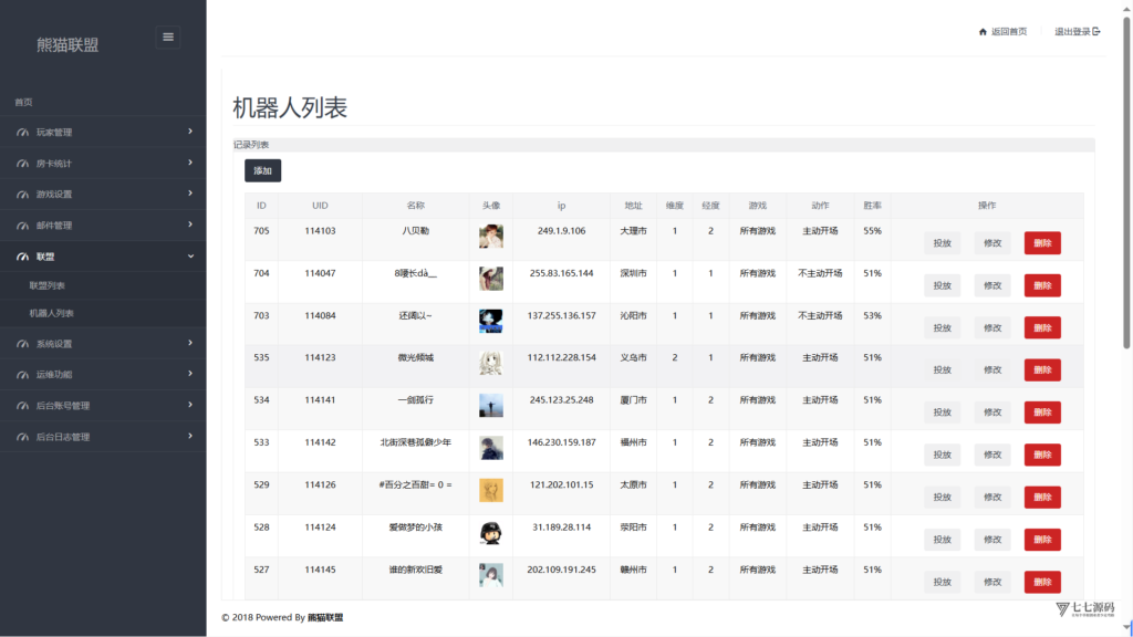 欢乐熊猫微乐奇迹房卡联盟全套系统50+子游戏+智能控制+双端支持+完整教程插图31 欢乐熊猫微乐奇迹房卡联盟全套系统50+子游戏+智能控制+双端支持+完整教程插图31