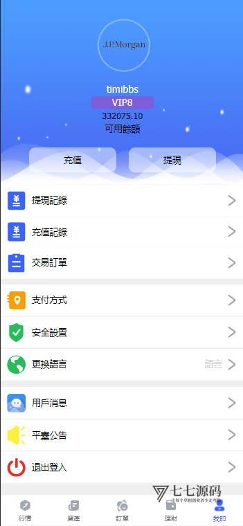 多语言金属外汇微交易系统源码|完整投资理财平台+智能交易控制插图8 多语言金属外汇微交易系统源码|完整投资理财平台+智能交易控制插图8