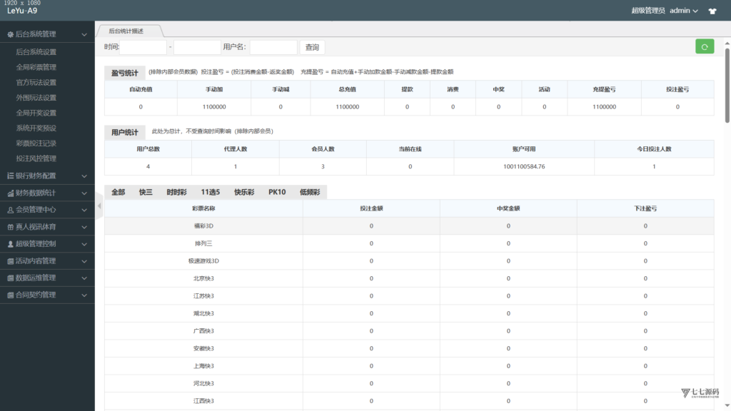 大富时时彩高仿双赢迪士尼彩票系统源码 – 官方+信用玩法全功能版插图25