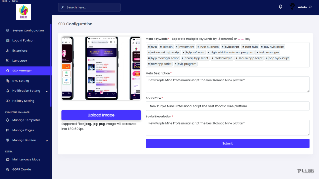 PurpleMineHome智能AI理财机器人:全套源码+详细搭建教程插图11 PurpleMineHome智能AI理财机器人:全套源码+详细搭建教程插图11