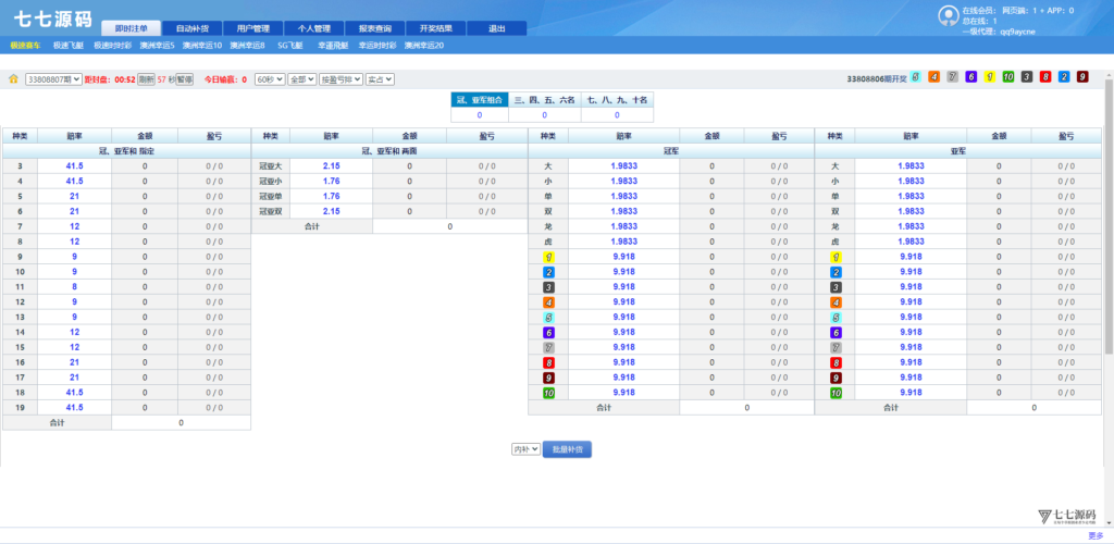 SG双赢系统源码AB盘切换/返水采集/多级代理全模块支持/带注册充值插图141