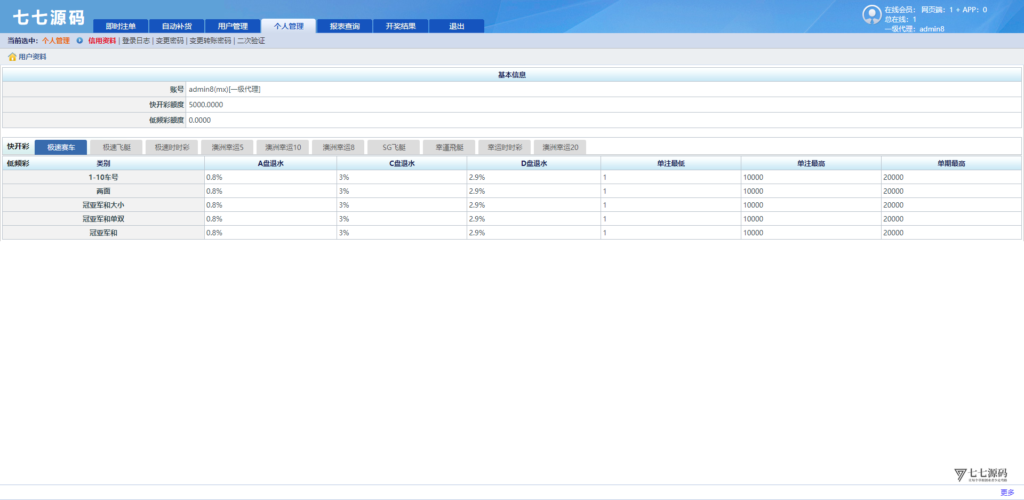 SG双赢系统源码AB盘切换/返水采集/多级代理全模块支持/带注册充值插图118