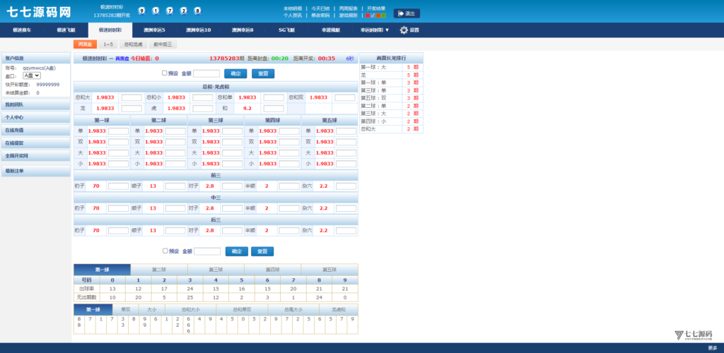 SG双赢系统源码AB盘切换/返水采集/多级代理全模块支持/带注册充值插图79