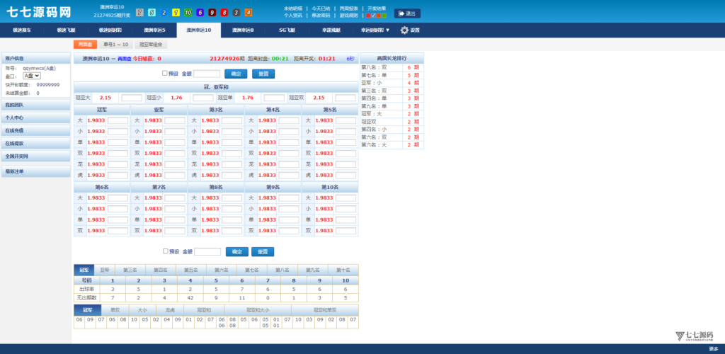 SG双赢系统源码AB盘切换/返水采集/多级代理全模块支持/带注册充值插图81