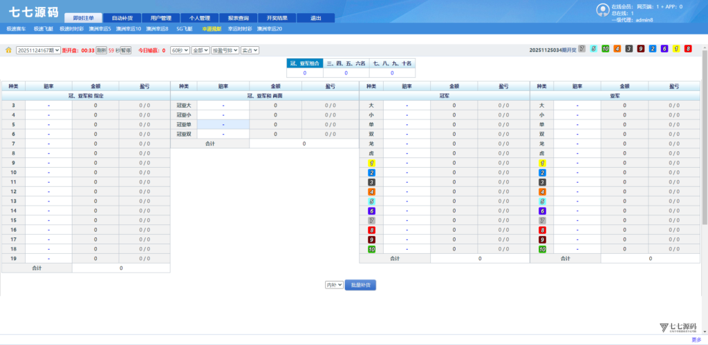 SG双赢系统源码AB盘切换/返水采集/多级代理全模块支持/带注册充值插图113